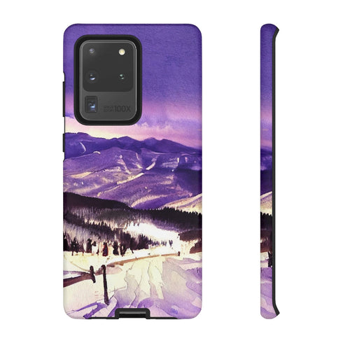 Vail Colorado at Christmas - Impact Resistant Phone Case Samsung Galaxy S20 Ultra Matte